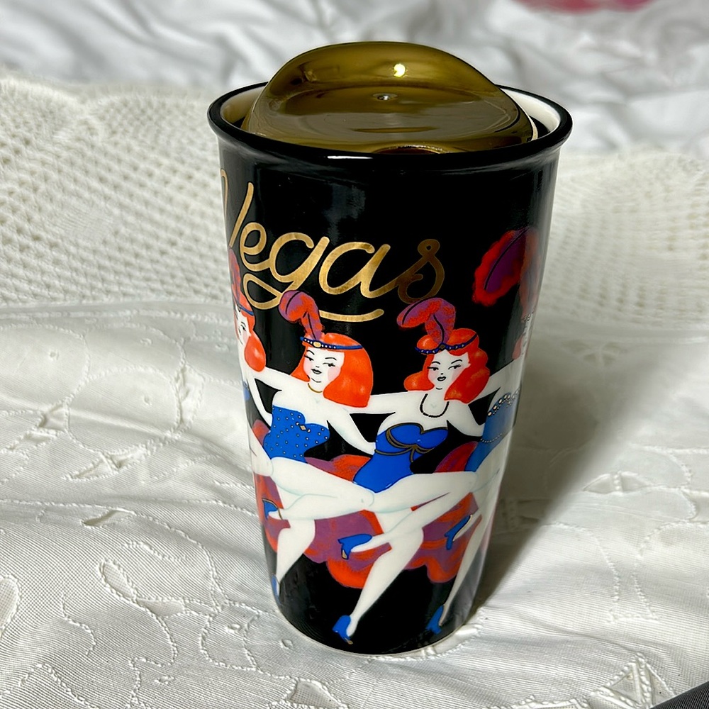 🖤2017 Starbucks Ceramic Tumbler Collectible